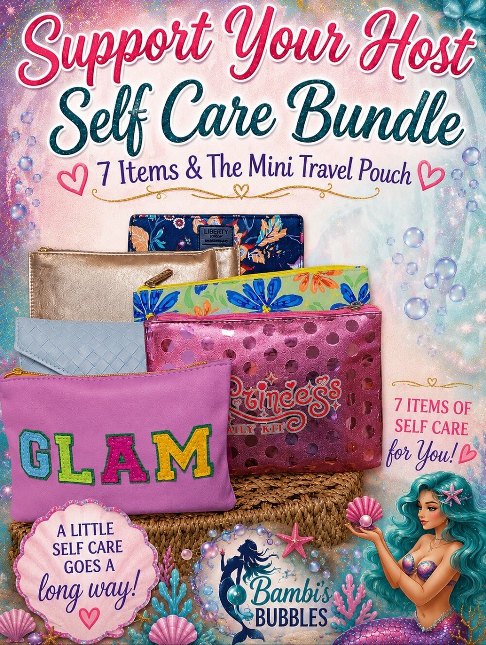 Support Your Host & Shipping Discount, 7Items & Travel Pouch For Show